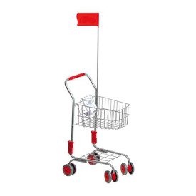 small Foot Nákupní vozík stříbrný - poškozený obal