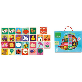 Vilac Dřevěné pexeso Farma - poškozený obal