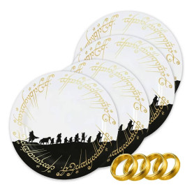 Sada talířů a kroužků na ubrousky Pán prstenů