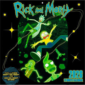 Nástěnný kalendář Rick & Morty 2026 (16 měsíců)
