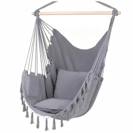 2Kids Toys Závěsné houpací křeslo šedé