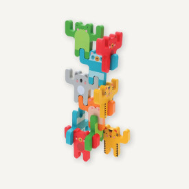 Petit Collage Balanční hra Zvířecí akrobati - poškozený obal