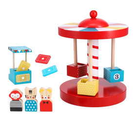 Petit Collage Dřevěný kolotoč