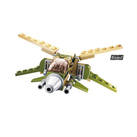 Sluban Builder M38-B0636 King of Land Force 1ks číslo 3 - poškozený obal