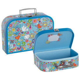 Goki Sada dětských kufříků Láska a Mír 2 ks