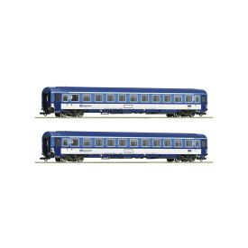 Roco 2dílná sada: Vůz Eurofima CD - 6200157