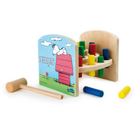 small foot Dřevěná zatloukačka Peanuts - poškozený obal