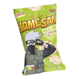 Naruto Shippuden - Rýžové chipsy Kakashi, smetana a cibule