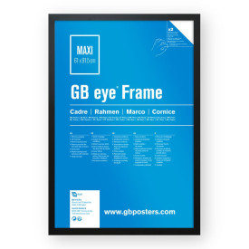 Černý rám na plakát 61 × 91,5 cm