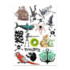 Sada samolepek Pirate Borg