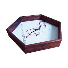 Dřevěný Dice Tray - Sakura