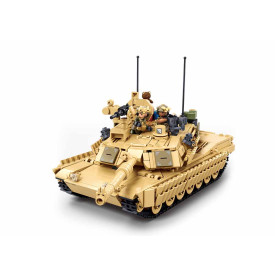 Sluban Model Bricks M38-B1365 Bitevní tank M1A2 Abrams TUSK II 2v1
