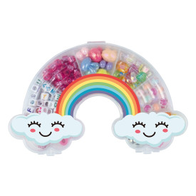 Lena Navlékací korálky plastové Duha