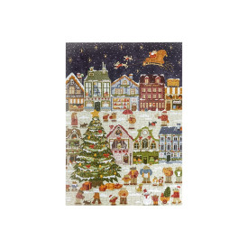 RoboTime Puzzle Štědrý den štěňat 1000 dílků