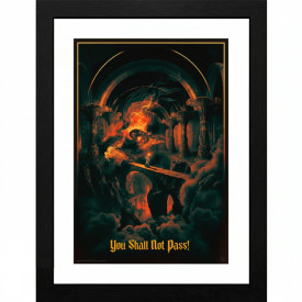 Zarámovaný obraz Pán prstenů - You Shall Not Pass