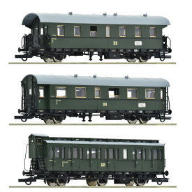 Roco 3dílná sada vedlejšího vlaku DR - 6200131