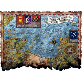 Mapa Severního Magnamundu - Svobodná království