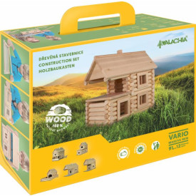 Walachia Dřevěná stavebnice Vario Massive mini 91 dílů