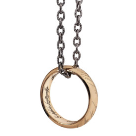 Stříbrný prsten Pán prstenů - Prsten moci De Luxe