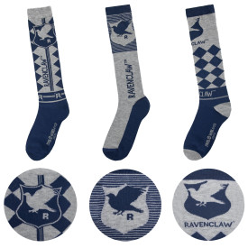 Podkolenky Harry Potter - Havraspár (3 páry)