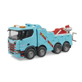 Bruder Scania Super 560R Vyprošťovací a odtahový vůz se zvukem a světlem