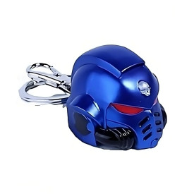 Kovová klíčenka Warhammer - Helma Ultramarine