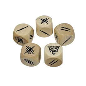 Zaklínačova pokerová sada kostek - Škola vlka (5 ks)
