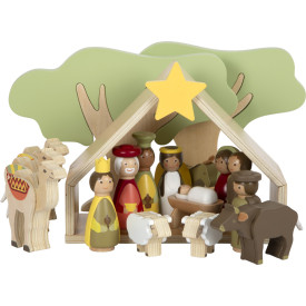 small foot Vánoční dřevěný betlém