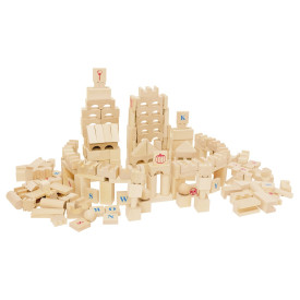 2Kids Toys Kostky přírodní XL 220 ks