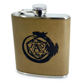 Placatka s koženým obalem Jeskyně a draci