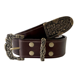 Vikingský kožený opasek Gokstad