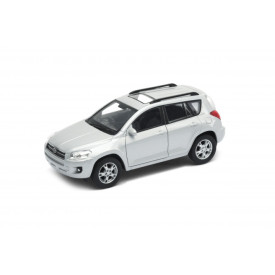 Welly - Toyota RAV 4 model 1:34 stříbrná