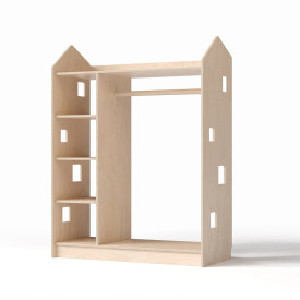 BusyKids Šatní skříň přírodní