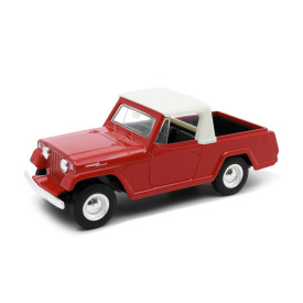 Welly 1967 Jeep Jeepster Commando Pickup model 1:34 modrý