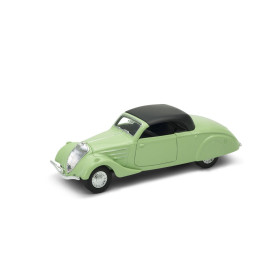 Welly 1938 Peugeot 402 model 1:34 bílý s černou střechou