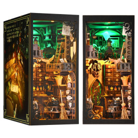 2Kids Toys 3D skládačka Zarážka na knihy Miniatura domečku Dům čarodějnice