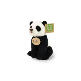 Rappa Plyšová panda sedící 15 cm ECO-FRIENDLY