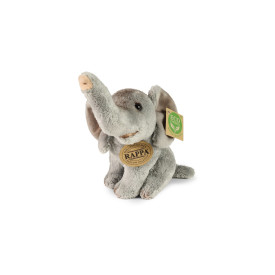 Rappa Plyšový slon sedící 15 cm ECO-FRIENDLY