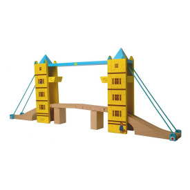 small foot most vláčkodráhy Tower Bridge Paddington Poškozený obal