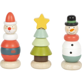 small foot Dřevěná vánoční nasazovací figurka 1 ks