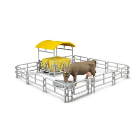 Bruder Seník s ohradami a krávou