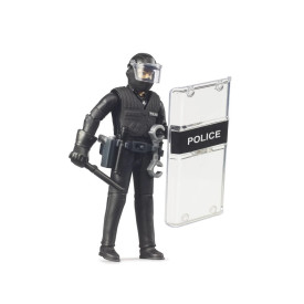 Bruder BWORLD Figurka Policista těžkooděnec