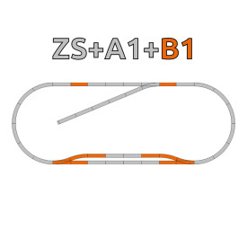 Roco Geoline Sada kolejí B1 (paralelní úsek) s podložím - 61151