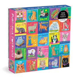 Mudpuppy Puzzle Portréty koček 500 dílků