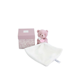 Doudou Můj malý medvídek 10 cm růžový