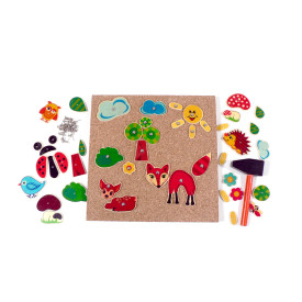 Hess Zatloukací hra lesní zvířátka