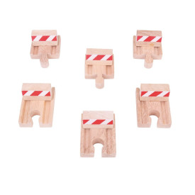 Bigjigs Rail Nárazníky 6ks -  poškozený obal