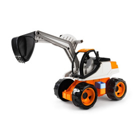 Lena GIGA TRUCKS bagr oranžovo-béžový, ozdobný karton