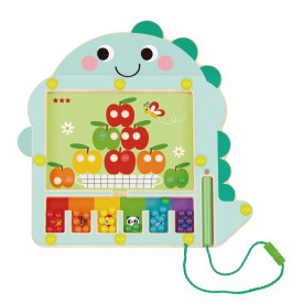 2Kids Toys Magnetická hra Třídění barev s dinosaurem - poškozený obal
