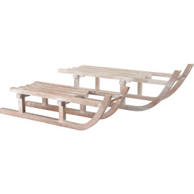 small foot Dřevěná dekorace Sáňky velké a malé